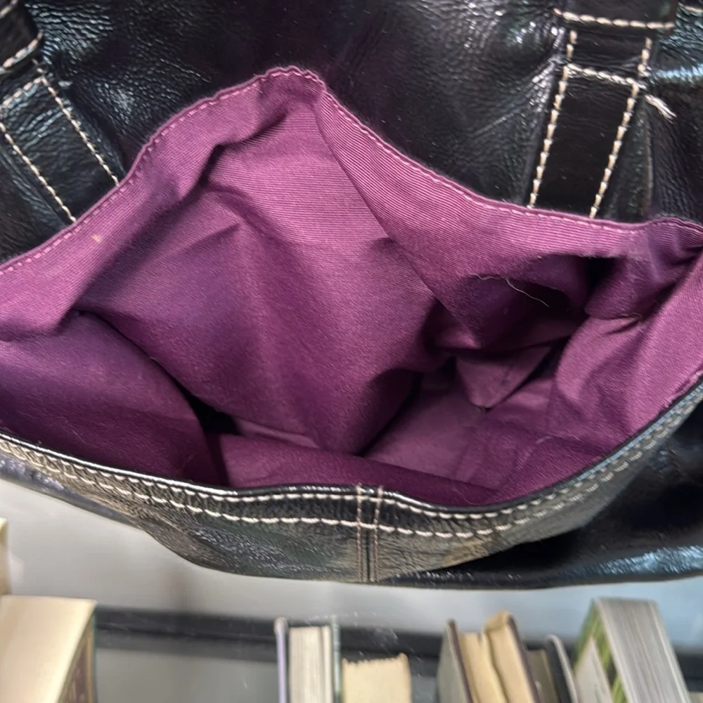 Coach Chelsea Patent Leather Satchel Tote
